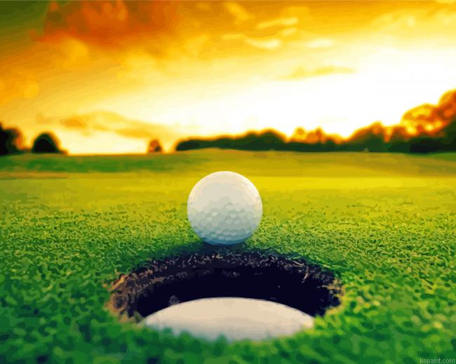 Golf Ball Scenes Painting By Numberss.png