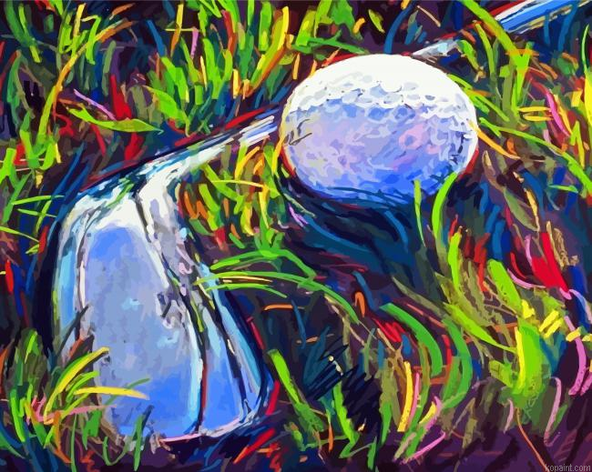 Golf Club And Ball Painting By Numberss.png