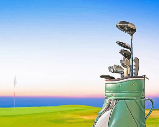 Golf Equipment And Bag Painting By Numberss.png