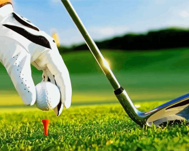 Golf Scenes Player Painting By Numberss.png