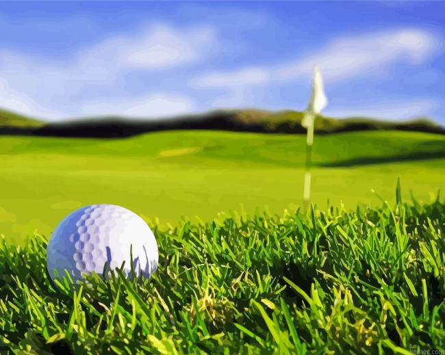 Golf Scenes Sport Painting By Numberss.png