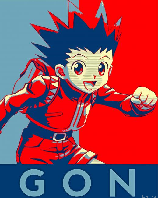 Gon Freecss Painting By Numberss.png