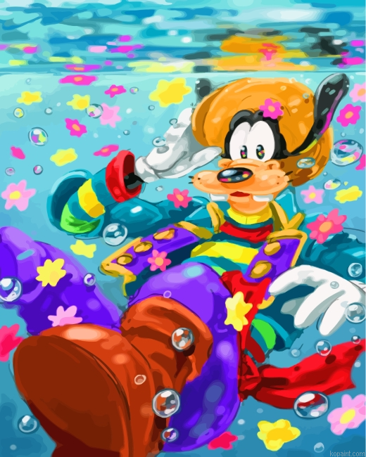 Goofy Disney Painting By Numberss.png