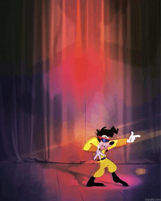 Goofy Movie Character Painting By Numberss.png