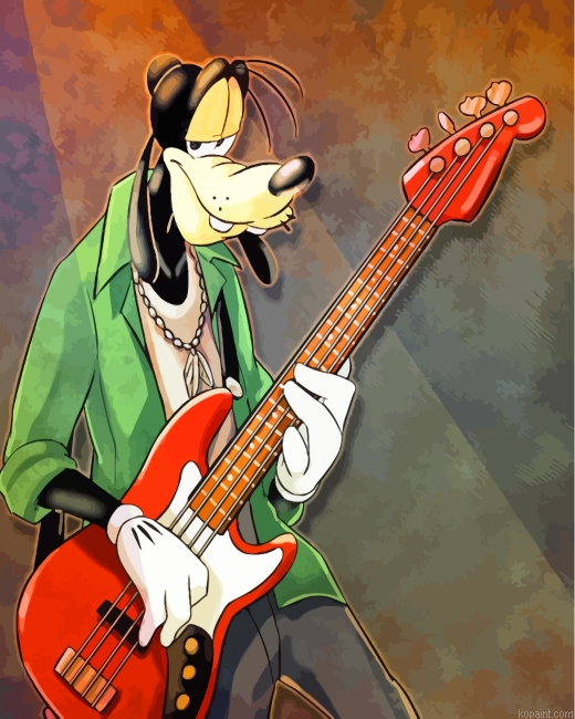Goofy The Rock Star Painting By Numberss.png