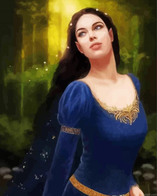 Gorgeous Arwen Lord Of The Rings Painting By Numberss.png