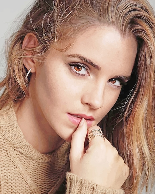 Gorgeous Emma Watson New Painting By Numberss.png