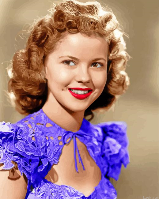 Gorgeous Shirley Temple Painting By Numberss.png