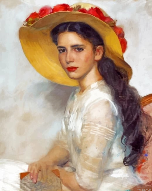 Gorgeous Vintage Woman New Painting By Numberss.png