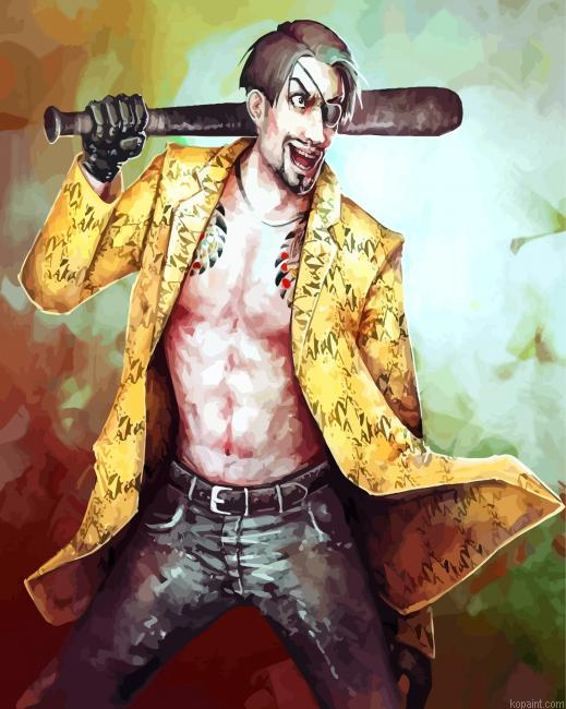 Goro Majima Yazuka Painting By Numberss.png