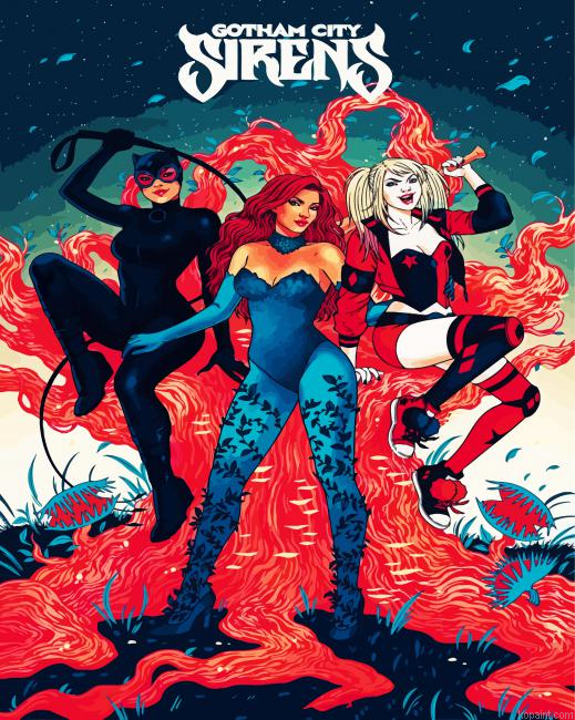 Gotham City Sirens Painting By Numberss.png