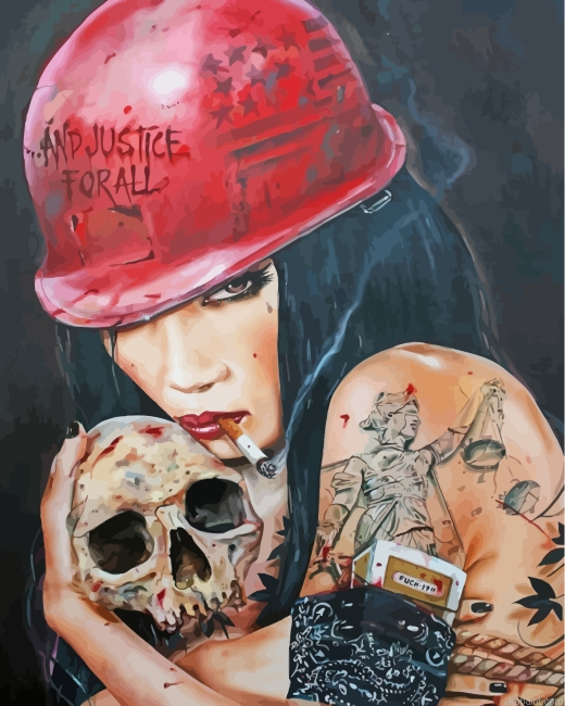 Gothic Bad Girl Painting By Numberss.png