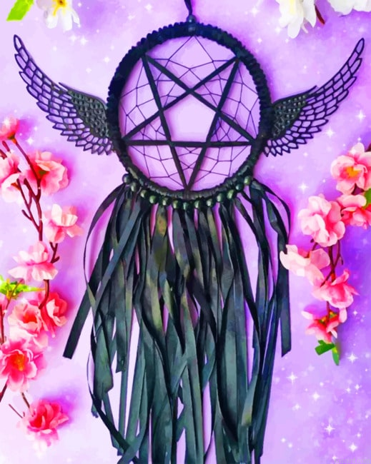 Gothic Dream Catcher New Painting By Numberss.png