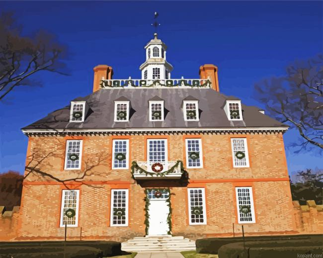Governor S Palace Williamsburg Paint By Numbers.png