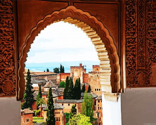 Granada Andalusia Painting By Numberss.png