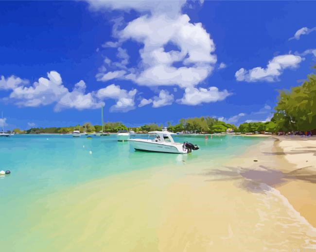 Grand Baie Beach Mauritius Painting By Numberss.png