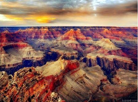 Grand Canyon Arizona Landscape Paint By Numbers