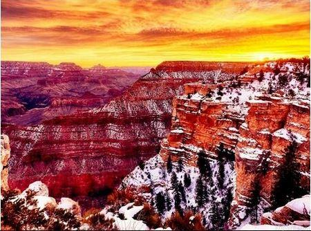 Grand Canyon Winter Landscape Painting By Numberss.png