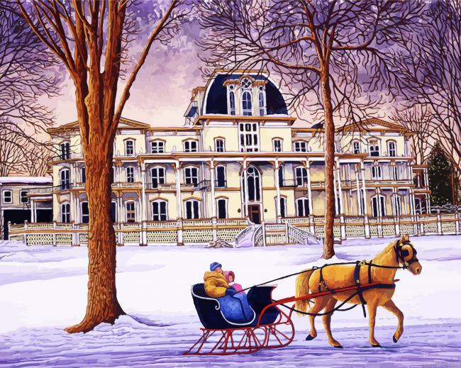 Grand Hotel Thelma Winter Paint By Numbers