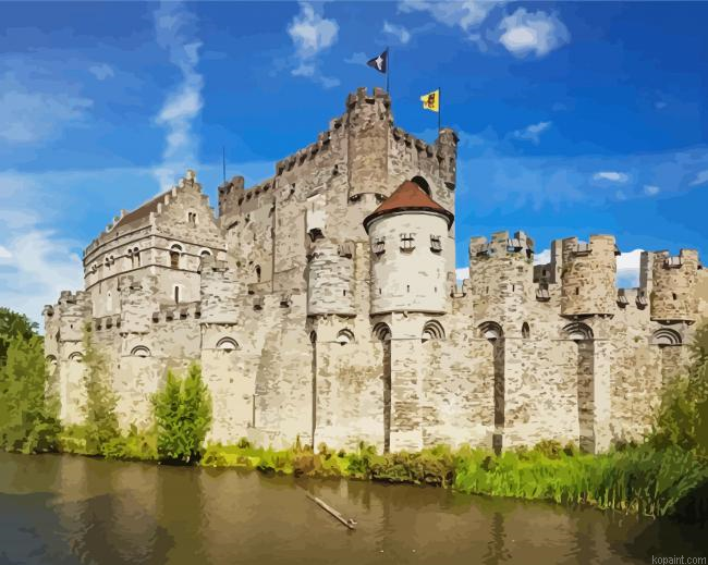 Gravensteen Ghent Painting By Numberss.png
