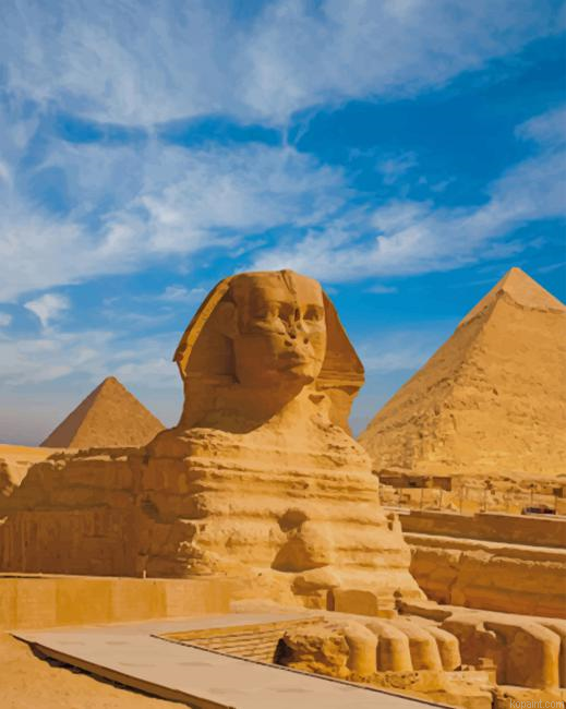 Great Sphinx Of Giza Egypt New Painting By Numberss.png