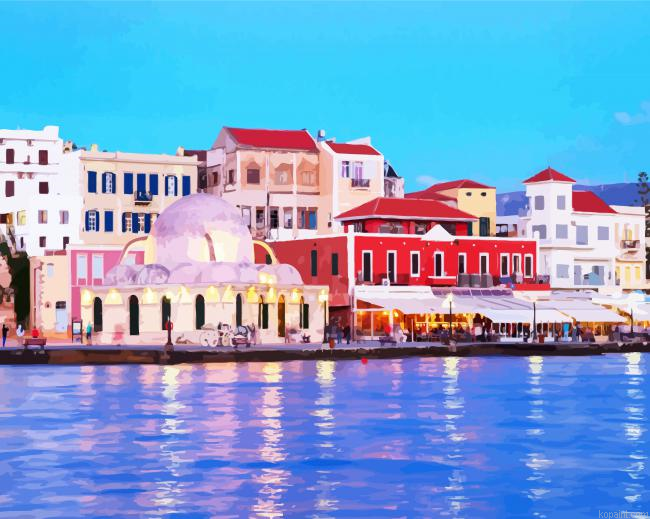 Greece Chania Crete Painting By Numberss.png