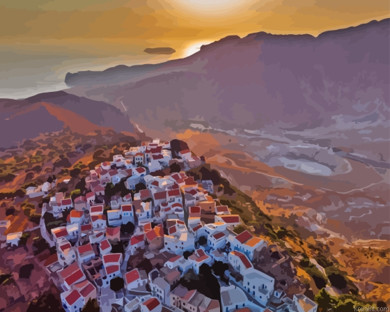 Greece Nisyros Island Painting By Numberss.png
