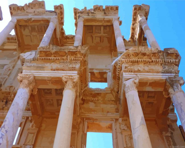Greek Temple Building Painting By Numberss.png