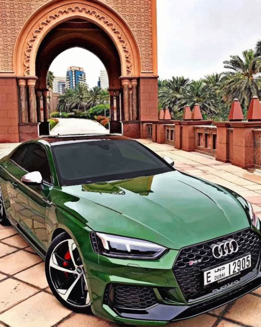 Green Audi Painting By Numberss.png