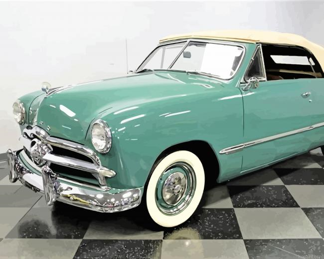 Green Classic 1949 Ford Tudor Painting By Numberss.png