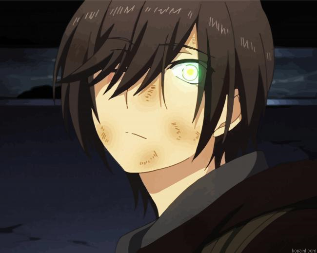 Green Eyed Yuu Otosaka Painting By Numberss.png