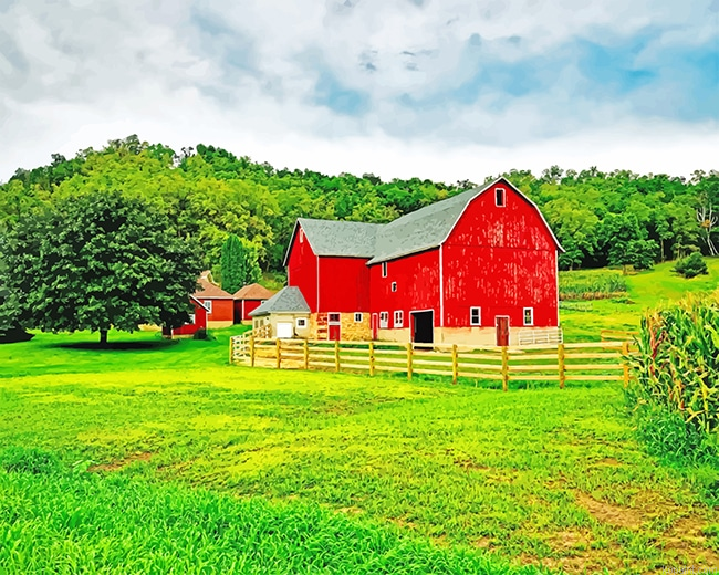 Green Farm New Painting By Numberss.png