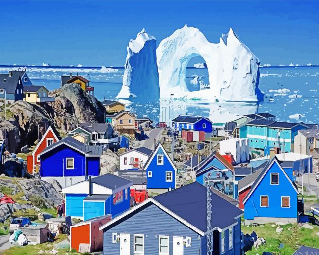 Greenland Island Painting By Numberss.png