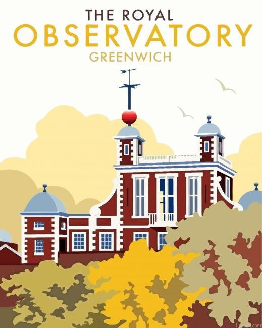 Greenwich Poster Paint By Numbers