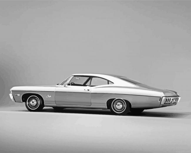Grey Chevrolet Impala Painting By Numberss.png