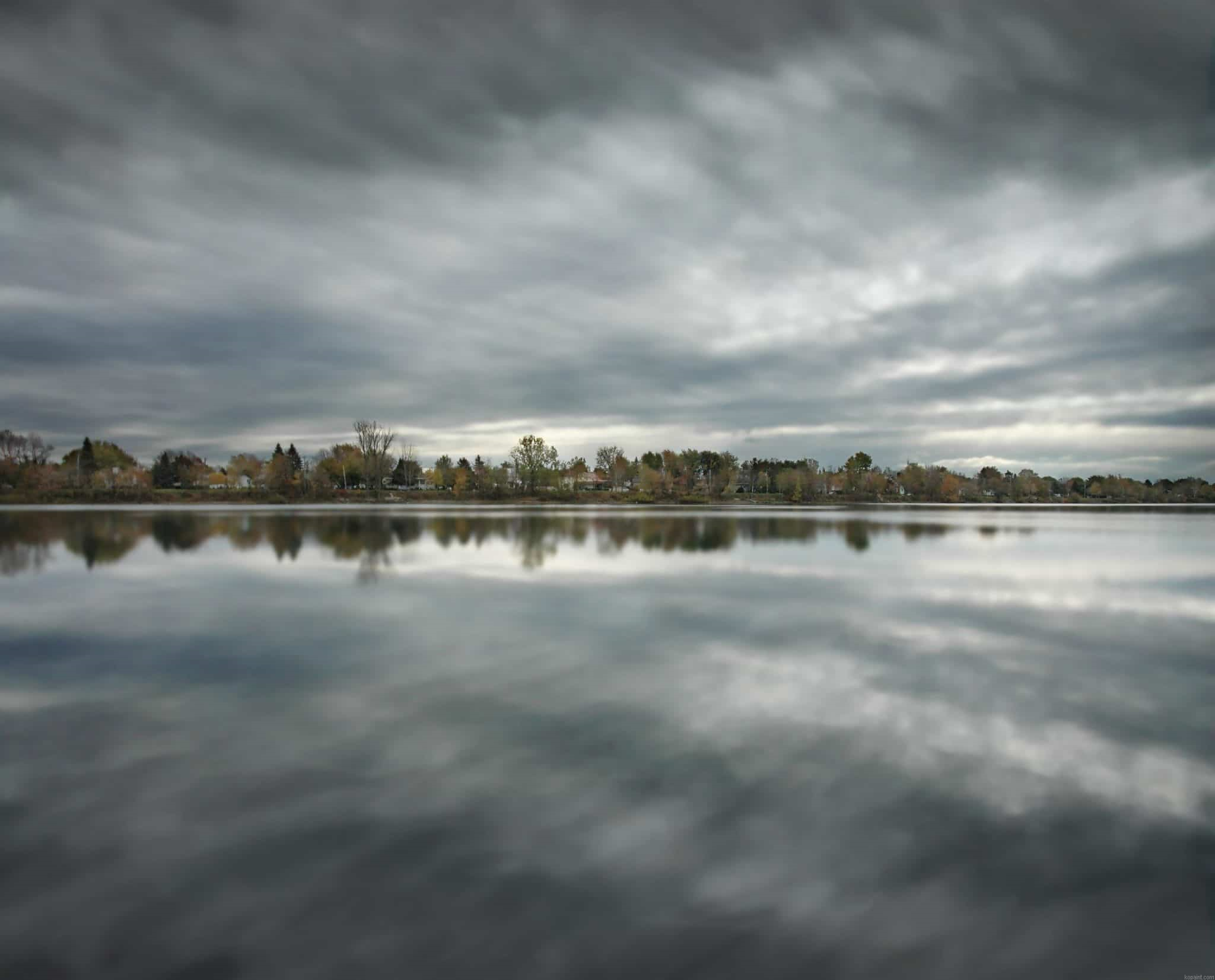 Grey Clouds Lake Landscape Painting By Numberss.png