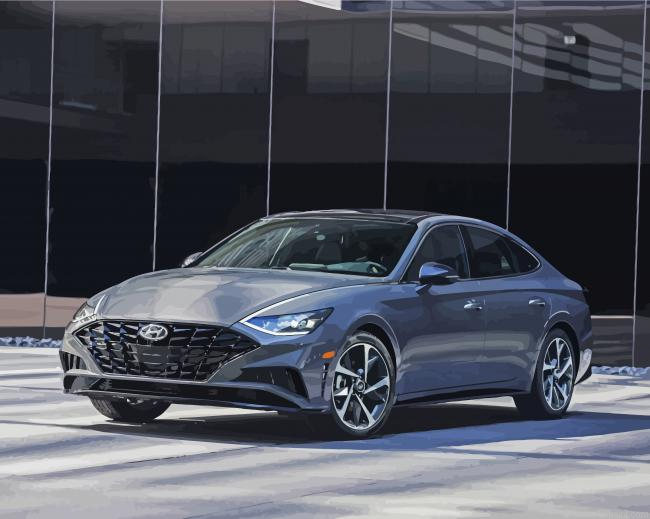 Grey Hyundai Sonata Painting By Numberss.png