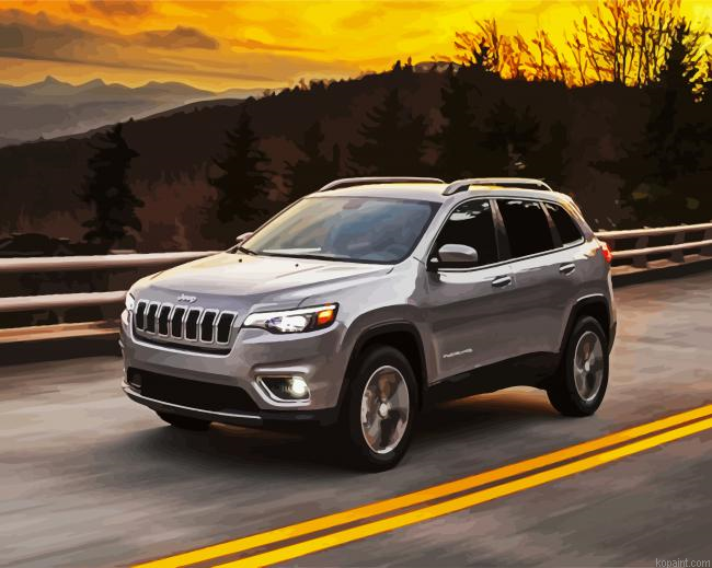 Grey Jeep Cherokee Painting By Numberss.png
