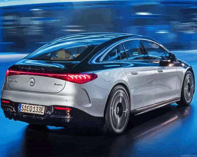 Grey Mercedes Painting By Numberss.png