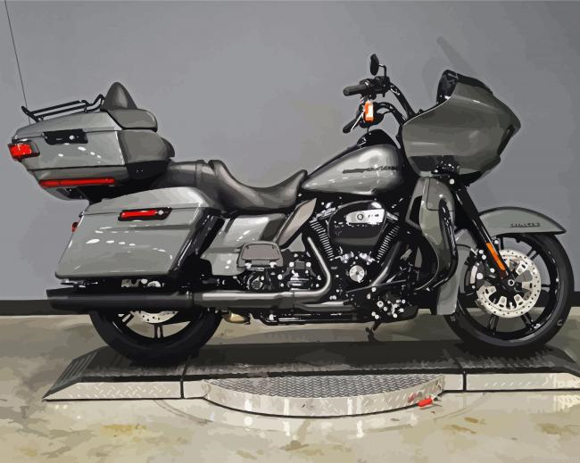 Grey Roadglide Painting By Numberss.png