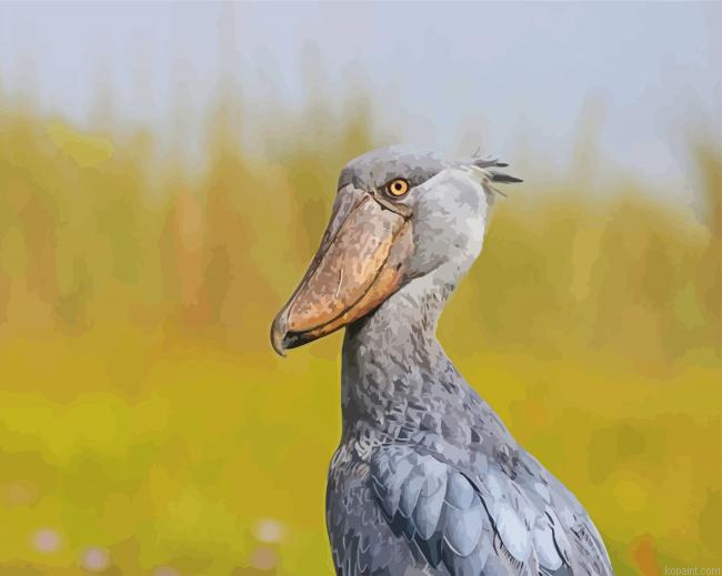 Grey Shoebill Painting By Numberss.png
