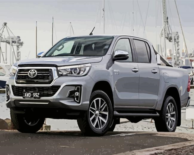 Grey Utes Paint by Numbers