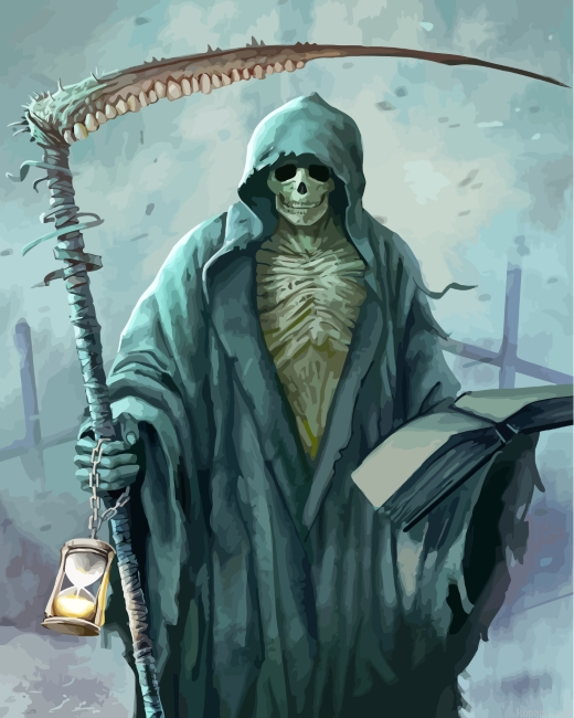 Grim Reaper With Hourglass Painting By Numberss.png