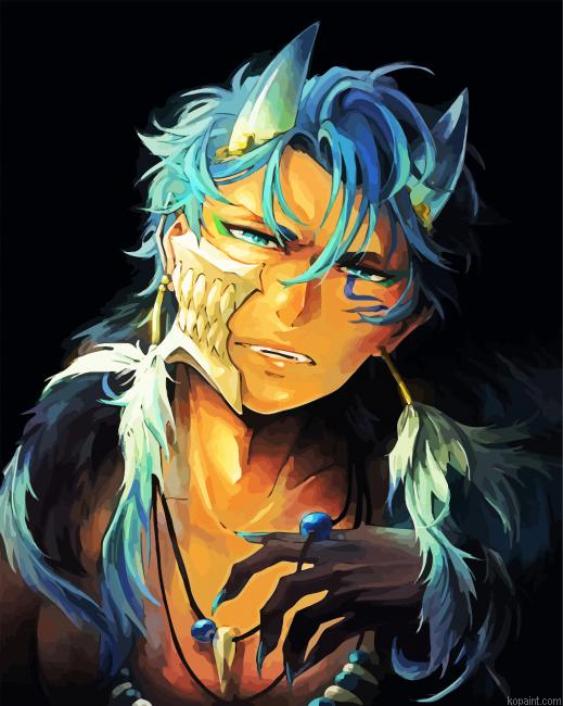Grimmjow Jaegerjaquez Art Painting By Numberss.png
