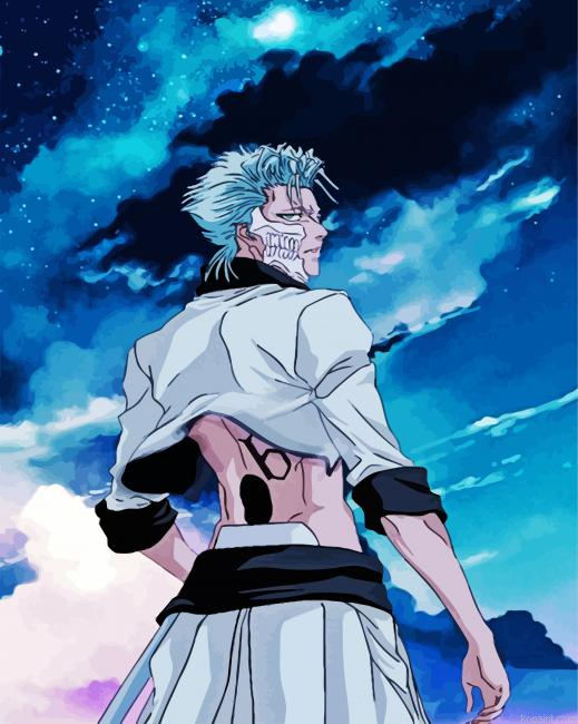 Grimmjow Jaegerjaquez Bleach Anime Painting By Numberss.png