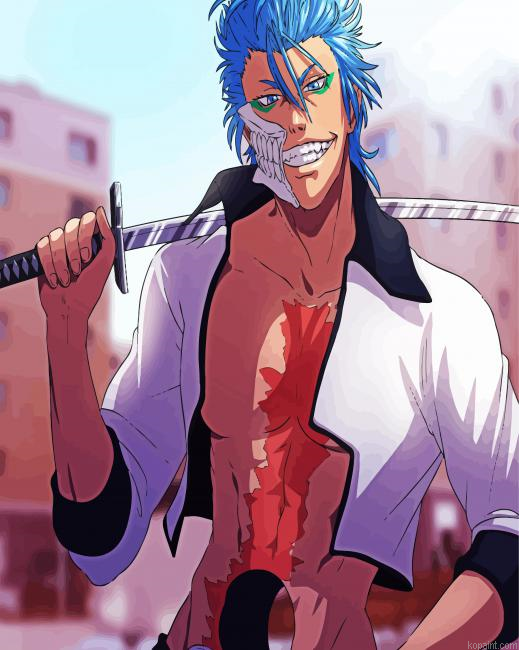 Grimmjow Jaegerjaquez Bleach Painting By Numberss.png
