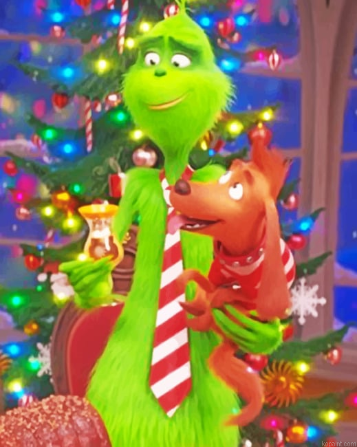Grinch And Max New Painting By Numberss.png