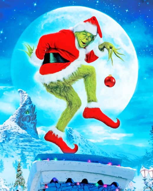 Grinch Christmas New Painting By Numberss.png