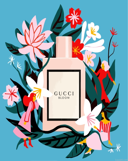 Gucci Perfume Paint By Numbers