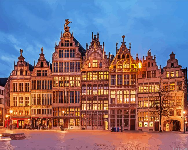 Guild Houses Belgium Painting By Numberss.png